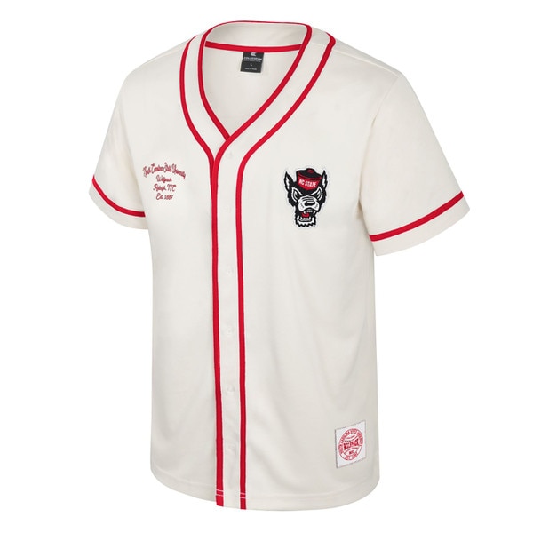 Ivory/Red Youth Fashion Baseball Je